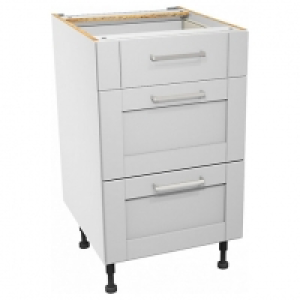 Wickes Ohio Grey Shaker Drawer Unit - 500mm £124.00