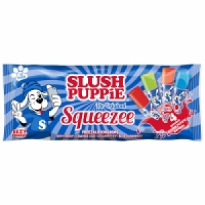 Slush Puppie Squeezee Ice Lollies 12pk