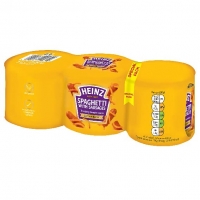 BMStores  Heinz Spaghetti with Sausages 3 x 200g