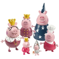 HomeBargains  Peppa Pig Princess Peppas Royal Family Figures