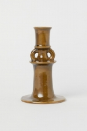 Stoneware candlestick £5.00