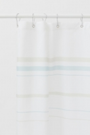 Striped shower curtain £12.00