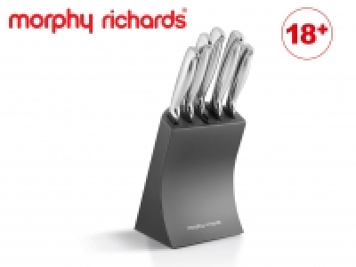 Morphy Richards Accents 5-Piece Knife Block Copper