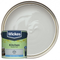 Wickes  Wickes Nickel - No. 205 Kitchen Matt Emulsion Paint - 2.5L