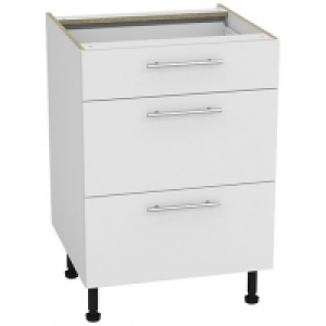 Orlando White Gloss Slab Drawer Unit 600mm £142.00
