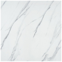 Wickes  Calacatta Gloss White Glazed Porcelain Tile 605 x 605mm Samp