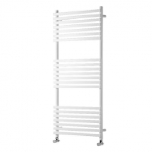 Wickes Invent Square White Heated Towel Rail Radiator - 1186 &pound;225.00