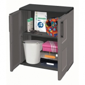 Exterior Mid Storage Cabinet with Shelves - 370 x 680 x 840m