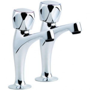 Wickes  Wickes Trade Pillar Kitchen Sink Taps - Chrome