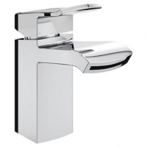 Bristan Descent Chrome Basin Mixer Tap with Clicker Waste