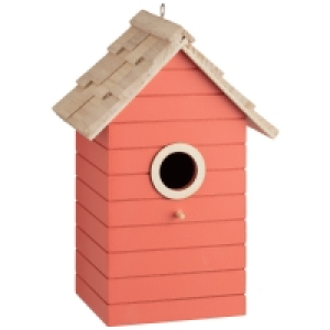 Beach Hut Bird House - Orange