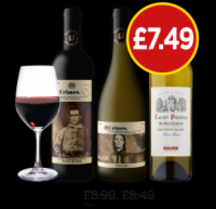 Calvert Prestige Bordeaux Sauvignon Blanc, 19 Crimes Chardon