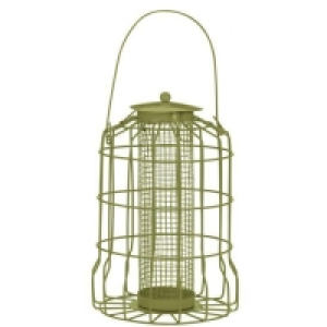 Chapelwood Squirrel Resistant Peanut Bird Feeder - Olive Gre £6.59