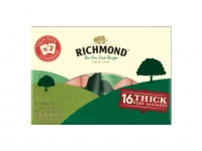 Richmond 16 Thick Pork Sausages