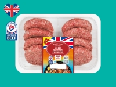 Birchwood 8 British Beef Quarter Pounders £3.99