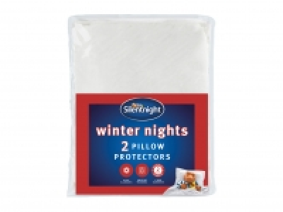 Lidl  Silentnight Winter Nights Quilted Pillow Protector Pair