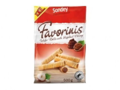 Lidl  Sondey Favorinis Wafer Rolls with Hazelnut Crème