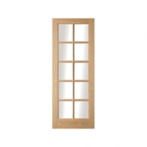 Jeld-Wen Oregon 10 Lite Clear Glazed Oak Internal Door - 198 £240.00