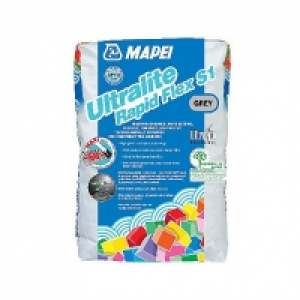 Mapei Ultralite Rapid Flex S1 Tile Adhesive Grey 15kg £23.99