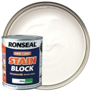Ronseal One Coat Stain Block White 750ml £22.00