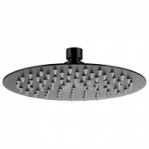 Bristan Round Slimline Black Shower Head - 200mm £59.50