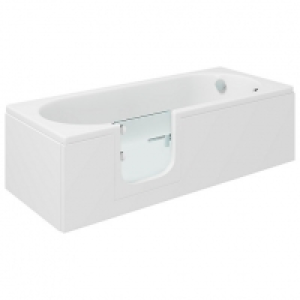 Wickes Cascade Left Hand Straight Easy Access Bath - 1500 x