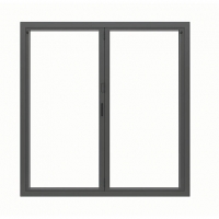 Wickes  Jci Aluminium Bi-fold Door Set Grey Left Opening 2090 x 1790