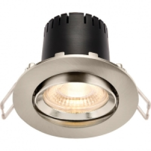 Saxby Integrated LED Adjustable Warm White Dimmable Downligh