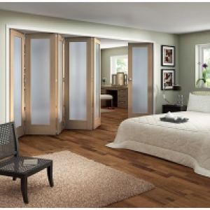 Jeld-Wen York Fully Glazed Oak 1 Lite Internal Bi-Fold 6 Doo £1,590.00
