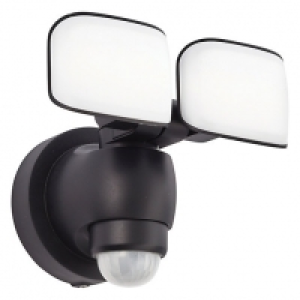Omega Battery Security Light Black abs plastic & frosted pc