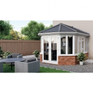 Euramax Victorian V5 Solid Roof Dwarf Wall Conservatory - 12 £7,730.00