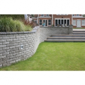 Wickes  Marshalls Marshalite Walling - Ash 220 x 100 x 65mm Pack of 