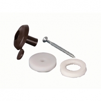 Wickes  25mm Fixing Buttons - Brown Pack of 10