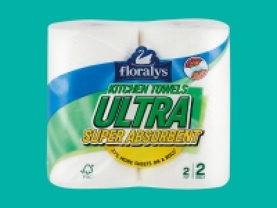 Lidl  Floralys Super Absorbent Kitchen Towels