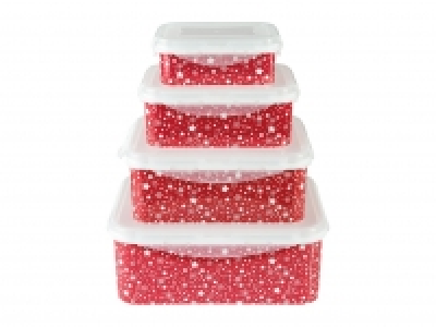 HOCHSTE Food Storage Container Set with Lid Plastic Lunch Box Stackable 6-7  Pcs