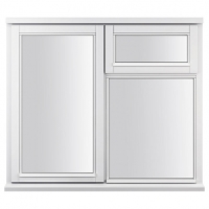 White Double Glazed Timber Casement Window - 3-Lite Left Hun £385.00