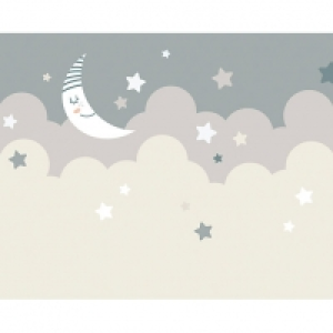 ohpopsi Nighttime Childrens Sky Wall Mural - L 3m (W) x 2.4m £45.00