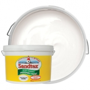 Sandtex Ultra Smooth Masonry Paint - Pure Brilliant White 10