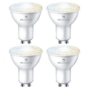 Wickes  4lite WiZ Connected LED SMART GU10 Light Bulb Tuneable White