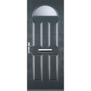 Euramax 4 Panel 1 Arch Right Hand Grey Composite Door - 920  £690.00