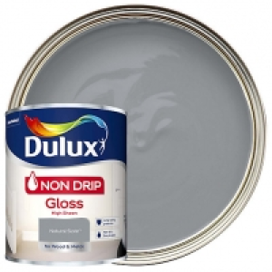 Dulux Non Drip Gloss Natural Slate Paint 750ml £15.00
