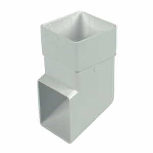 Wickes  FloPlast 65mm Square Line Downpipe Shoe - White