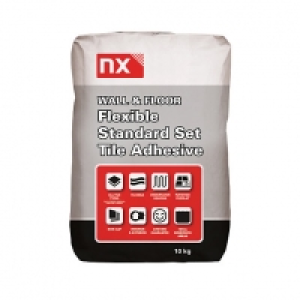 Wickes  Norcros Standard Setting Flexible Tile Adhesive Grey 10kg