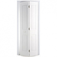 Wickes  Wickes Stirling White Grained Moulded 4 Panel Internal Bi-Fo