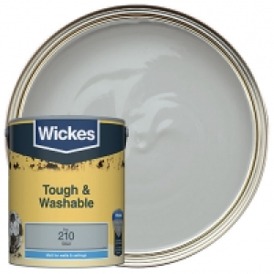 Wickes Tough & Washable Matt Emulsion Paint - No. 210 Steel  £22.00