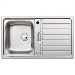 Abode Neron 1 Bowl Compact Kitchen Sink - Stainless Steel £219.00