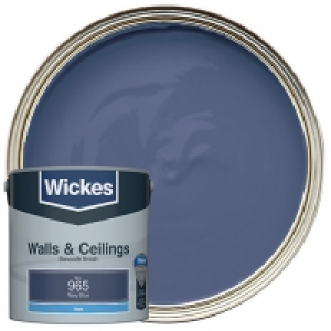 Wickes Navy Blue - No.965 Vinyl Matt Emulsion Paint - 2.5L £9.00