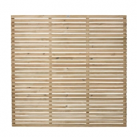 Wickes  Forest 6 x 6ft Contemporary Single Slatted Fence Panel - Pac