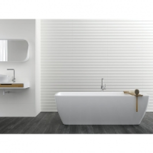 Wickes Boutique Ezra White Structure Ceramic Wall Tile - 900