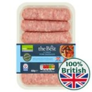 Morrisons The Best Thick Pork Sausages £2.75